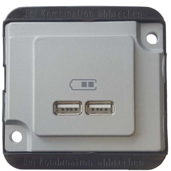 Merten USB-Ladestation MEG4366-7060