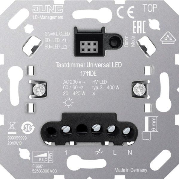 Jung LED-Tastdimmer 1711 DE