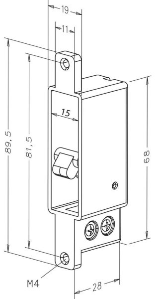 Riegelschaltkontakt 875-10-------00