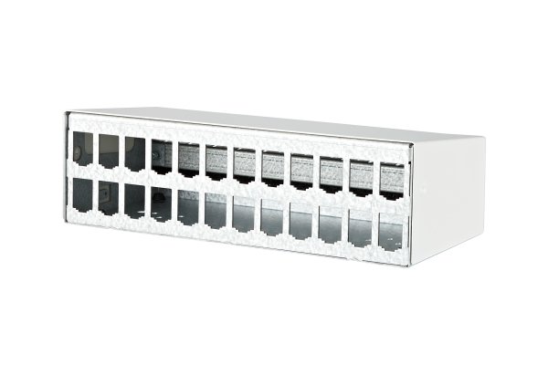 Metz Connect AP-Gehäuse 2x12Port 130861-2402-E