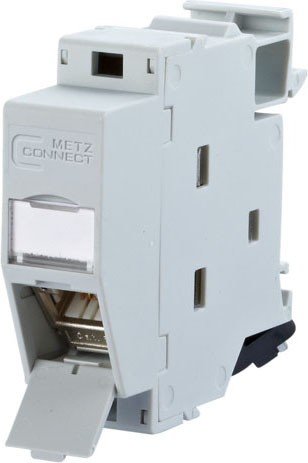 Metz Connect Hutschienenmodul,Kat.6A TN C6Amod-REG-270