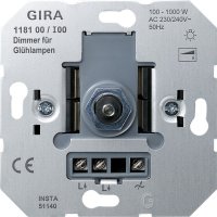 Gira Dimmer-Einsatz 100-1000W 118100