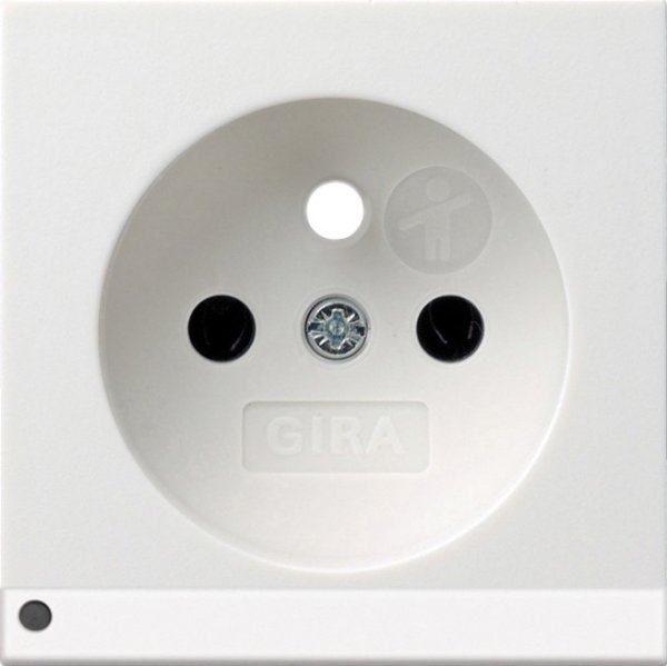 Gira Abd. Steckd. Erdstift rws LED-Leuchte+SH 094703