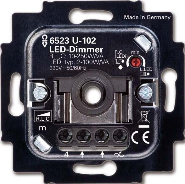 Busch-Jaeger 6523 U-102 Dimmer-Einsatz