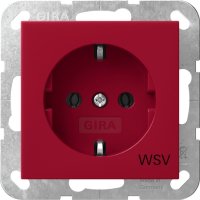 Gira Steckdose WSV Rot 4188108