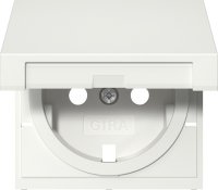 Gira Abd. SCHUKO-Steckd. KD Reinweiß m 492227