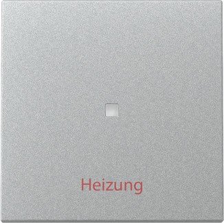 Gira Wippe Kontrollf. + Heizung Ein/Aus F Alu 367826