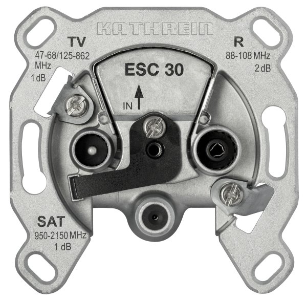 Kathrein SAT-Steckdose 3-fach Einzelanschlussdose ESC 30