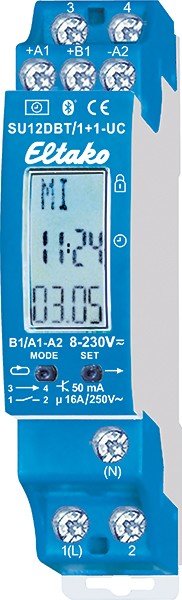 Eltako Schaltuhr SU12DBT/1+1-UC