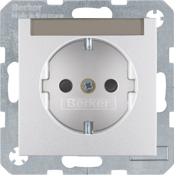 Berker Schuko-Steckd.alu 47491404