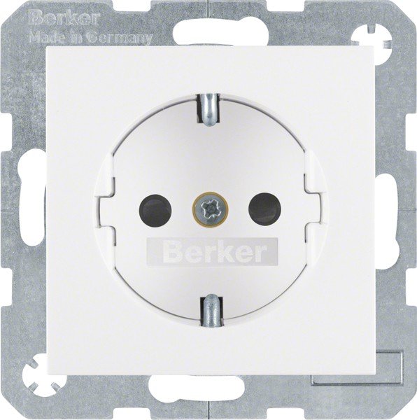 Berker SCHUKO-Steckdose pws/gl 41238989