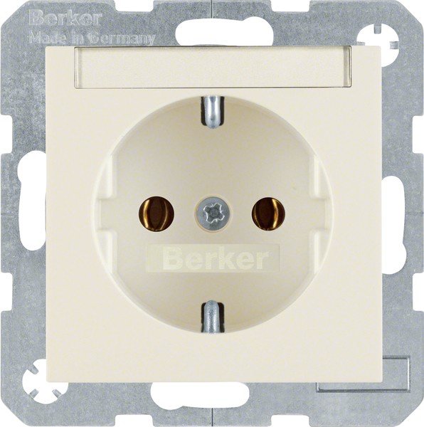 Berker SCHUKO-Steckdose ws/gl 47508982