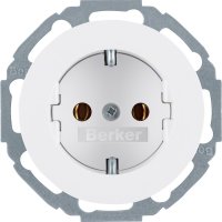 Berker SCHUKO-Steckdose pows/gl 47452089