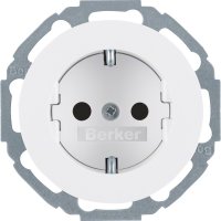 Berker SCHUKO-Steckdose pows/gl 47552089