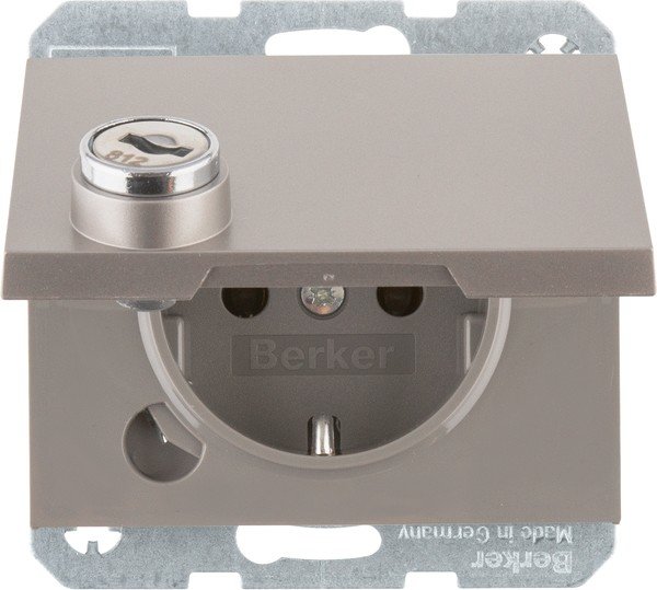 Berker SCHUKO-Steckdose eds/lack 41637004