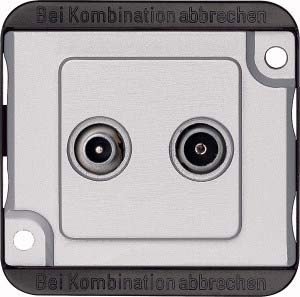 Merten BK/Sat-Antennendose ma/si 299460