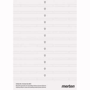 Merten Beschriftungsstreifen 387100