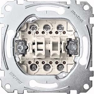 Merten Doppeltaster-Einsatz 2W MEG3059-0000