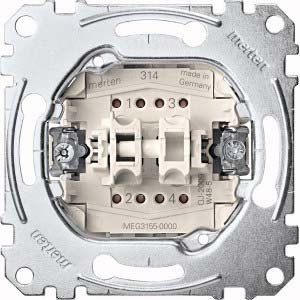 Merten Doppeltaster-Einsatz 2S MEG3155-0000